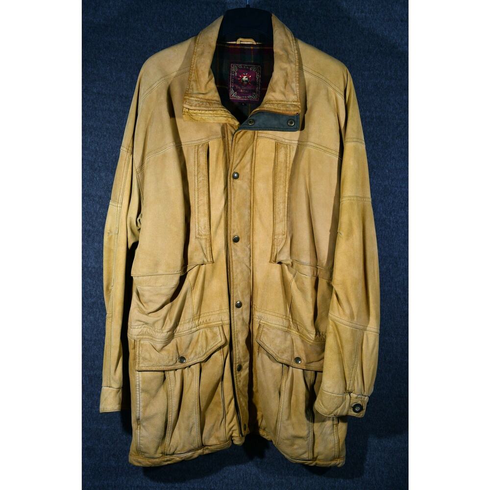 Men's Vintage Soft Buckskin Suede Ranchers Coat by The Territory Ahead XL